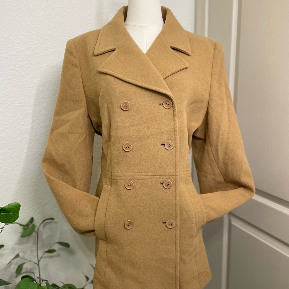 Kenneth Cole Reaction Wool Blend Pea Coat